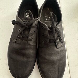 Dr. Martens Charcoal Canvas Men's Oxfords
